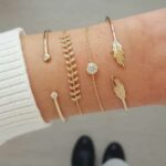 HS Jewellery Nature Glow Layered Bracelet Set